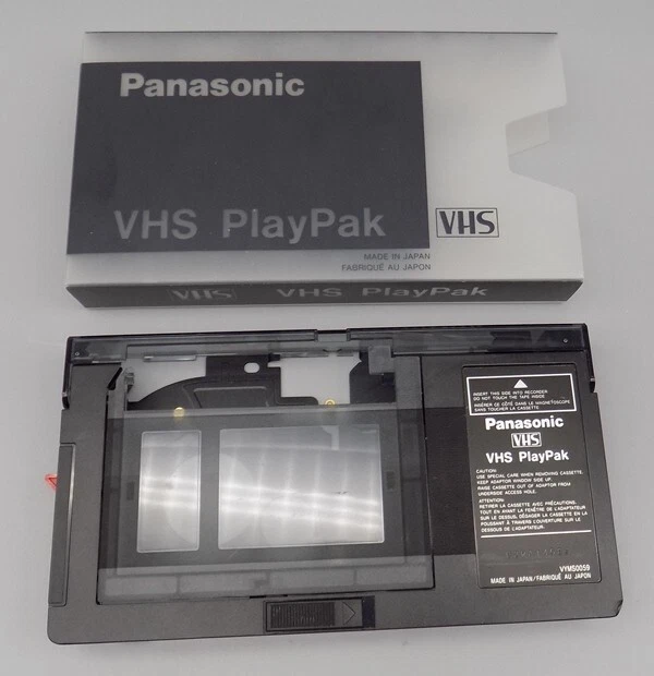 PANASONIC VHS PLAYPAK VHSC To VHS Adapter Motorized Untested EUR 32,10