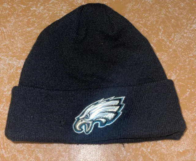 new era beanie cap hat philadelphia eagles black