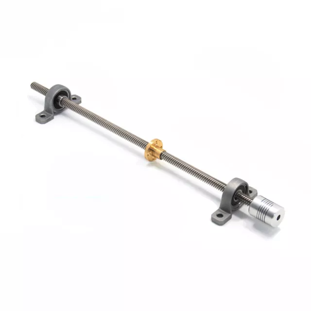 1mm-Threaded-Rod-LeadScrew-Mounted-Ball-Bearing-T8-Nut-3D-Printer-ACME Stepper 3