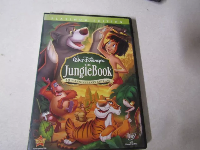 Dvd Movie Walt Disney's The Junglebook 40Th Anniversary Edition 2 Discs