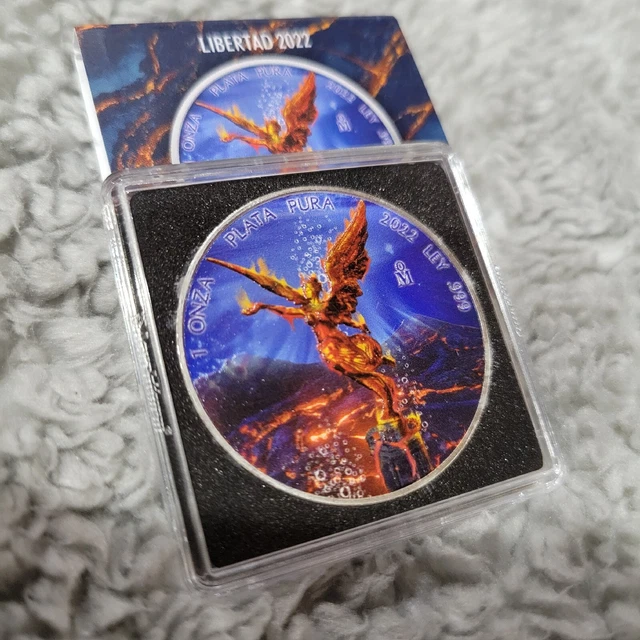 2022 Mexican Libertad Elements Edition Colorized 1 oz .999 Silver Coin