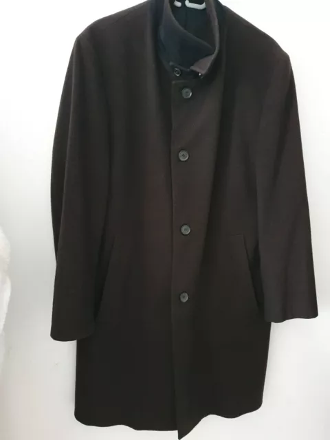 Très Beau Manteau MARRON. Marque HUGO BOSS. Taille 54 OU XL