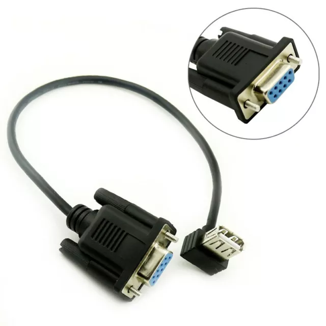 USB 2.0 Auf RS232 Seriell Adapter Konverter RS-232 Kabel Com Port DB9 9 Pin