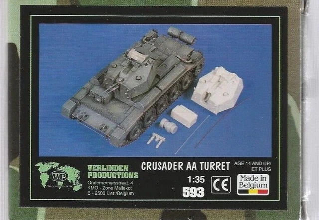 1/35 Verlinden Productions Tourelle De Char Crusader Aa
