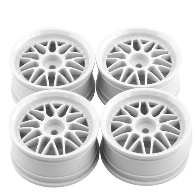 4PCS 1,9  Kunststoff 52mm Radnabe Felge für RC Auto 1/10 On-Road Drift 5434