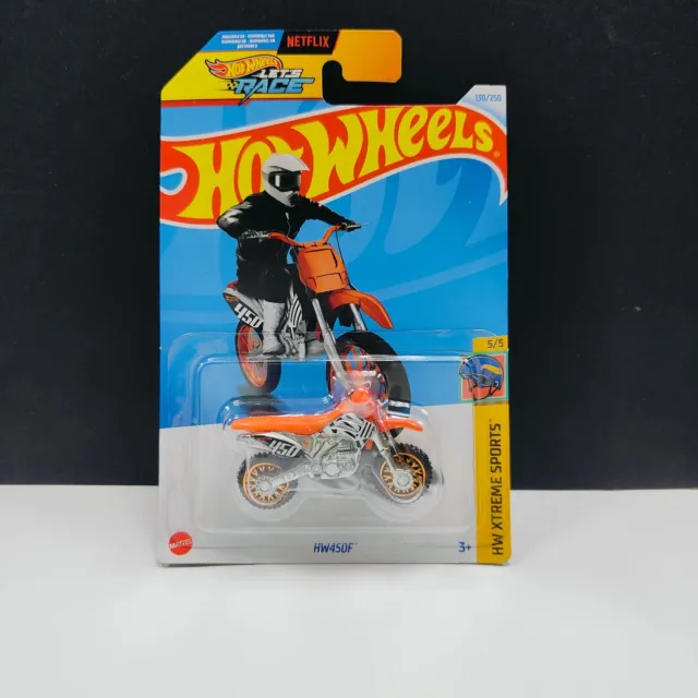 Hot Wheels 2024 Case G Mainline HW450F Mountain Bike - Int. Card