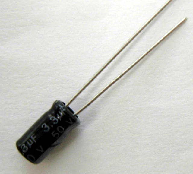 10x condensateur électrolytique 50V 3,3uF 10pcs Aluminium Radial Capacitor 8x4mm 2