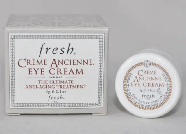 FRESH CREME ANCIENNE EYE CREAM ULTIMATE AGELESS COMPLEXIONTREATMENT 3g NEW