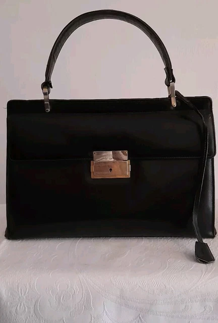 Ancienne Sacoche à Furet En Cuir Avec Fermoir Laiton - Vintage, Fait Main?
