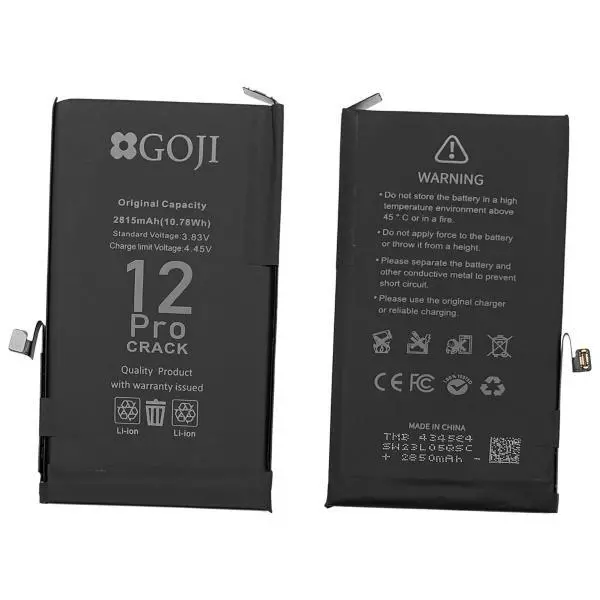 Batteria Originale Goji Per Iphone 12 Pro Nessun Messaggio Di Errore No Pop-Up