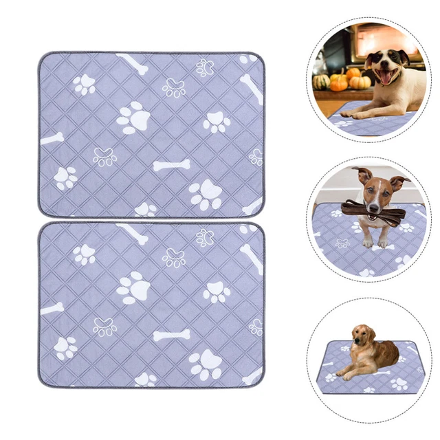 2 piezas Pee Pad reutilizable perro Pee Estera interior Pee Pad entrenador doméstico