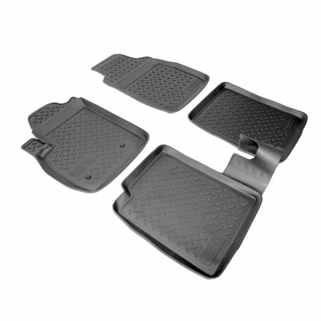 3D EXCLUSIVE TAPIS DE SOL EN CAOUTCHOUC pour FIAT PANDA 2003-2012