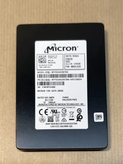 Micron mtfddak256tbn best sale