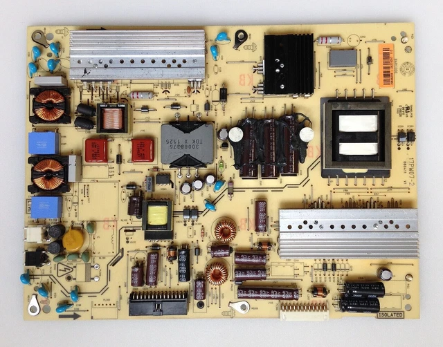 Carte Alimentation Pour TV Sharp LC-40LE510E - Réf 20555233 / 17PW07-2 - Occasion Bon état
