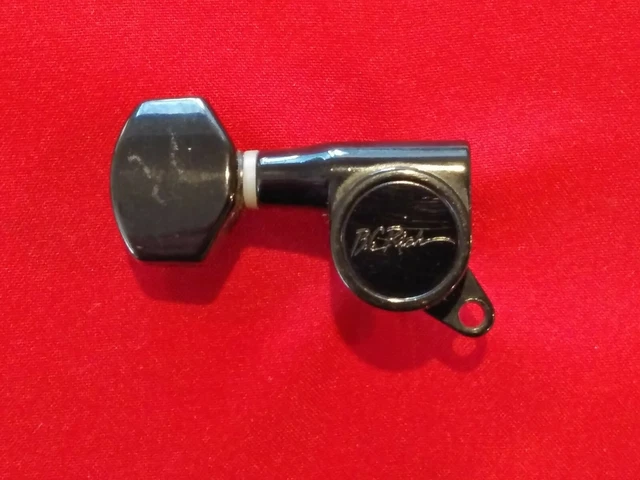 1989 BC Rich Warlock Guitar Original Logo Black Tuner Tuning Peg 1990 1989 BC Rich Warlock Guitar Original Logo Black Tuner Tuning Peg 1990