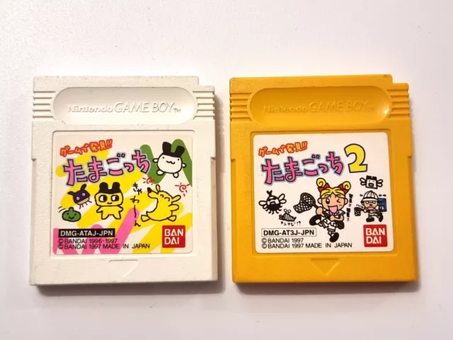 Game De Hakken Tamagotchi 1 & 2 For Nintendo Gameboy JAPANESE NTSC-J UK STOCK