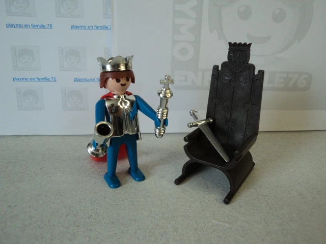 Playmobil 3330 Vintage - Fou Du Roi Avec âne Et Carriole - Château Médiéval