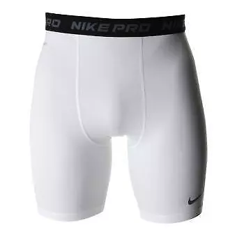 Nike Pro Compression Shorts Baselayer White Black Grey 100% Authentic