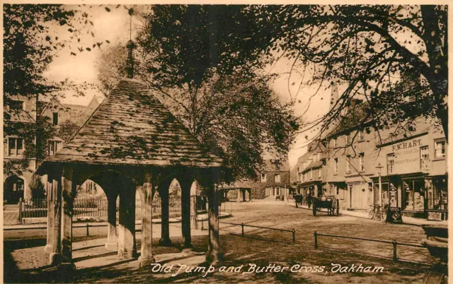 Oakham Old Pump & Butter Cross - Postcard