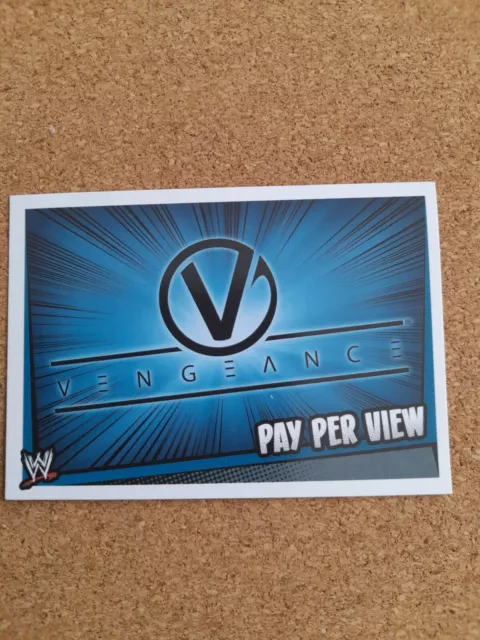 Topps Slam Attax TCG Rumble 2011 WWE Pay Per View Card Vengeance Mint