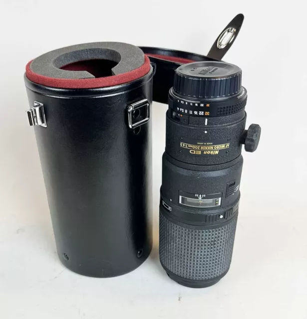 NIKON AF Micro NIKKOR 200mm f/4 D IF ED Macro Lens