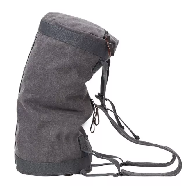 Aus Leinwand Macht Multi-Taschen-Design Canvas-Rucksack Doppelgurt