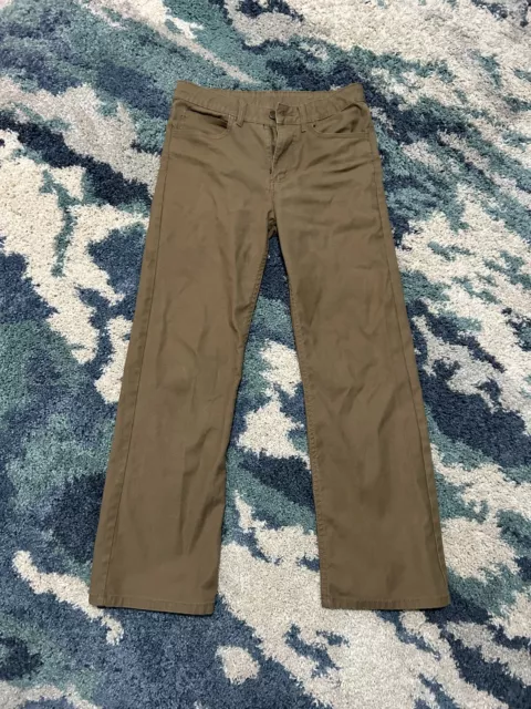 Carhartt Boys Utility Pants Size 14 Brown