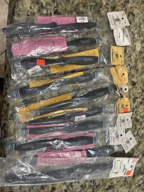 10 Tornado & Master Airscrew High Quality Propeller All New In Bag
