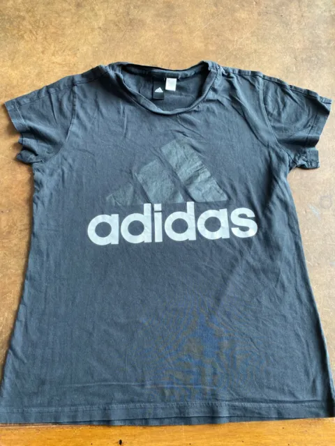 Adidas+++T Shirt++Nero++Tg M+++Perfetta+++Originale100%++Reuse++