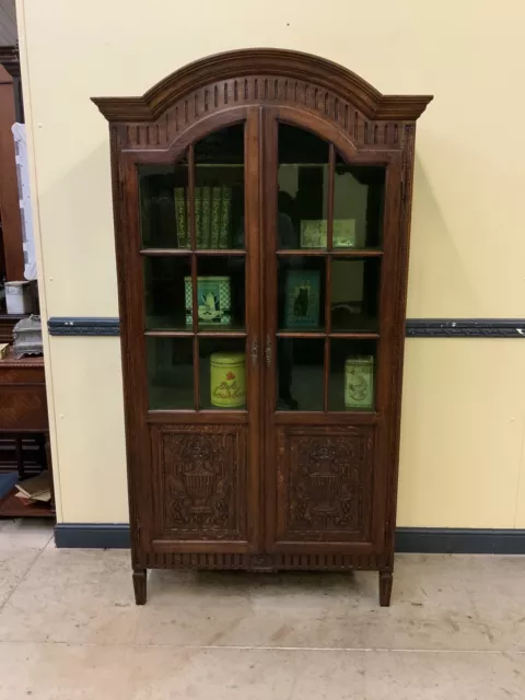 Antiker Jugendstil Bücherschrank, Vitrine - Lieferung möglich!