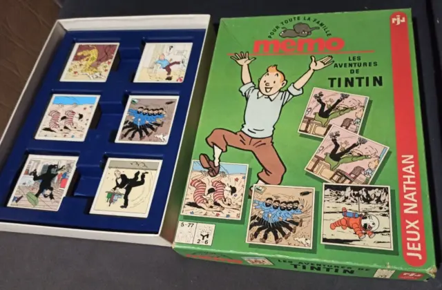 Rare Jeux Les Aventures De Tintin Memo Jeux Nathan