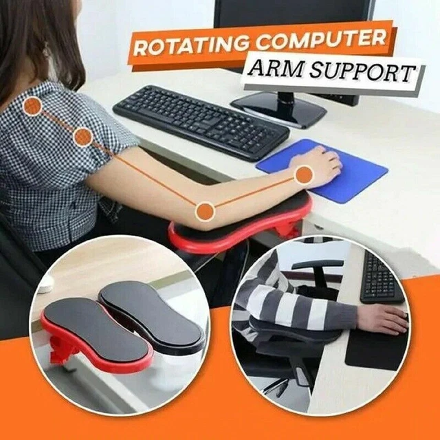 ARM WRIST REST Desk Elbow Rest Mouse Pain Relief Support Arm Keyboard ...
