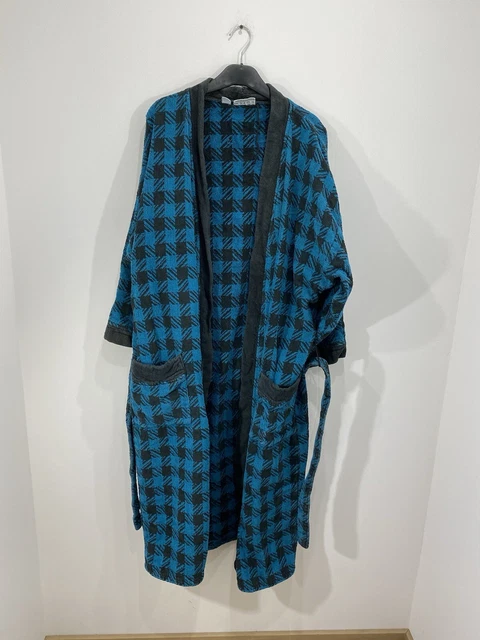 Peignoir Homme En Soie La Perla Taille S Bleu Marine - Style Marin, Neuf Sans étiquettes