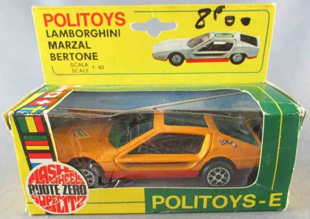 Lamborghini Marzal Politoys Export N.568 - 1:43 - Jaune - Occasion