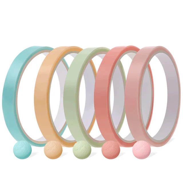Cinta de conducto transparente bolas pegajosas descompresión bola pegajosa cinta de color juguete niño