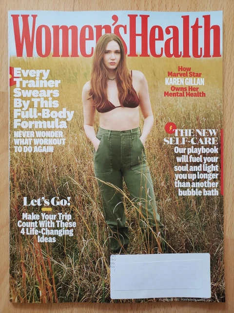 KAREN GILLAN, GEMMA Chan, Lyme Disease Womens Health Magazine Jul/Aug