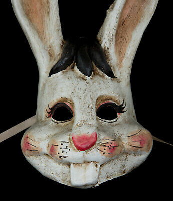 Mask from Venice Rabbit White Seated Hare Paper Mache Prestige Luxury 22284 X26 2
