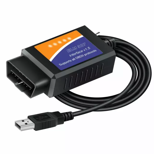 Forscan ELM327 Scanner OBD2 USB ELMconfig FoCCCus Diagnostic Scan Tool with M...