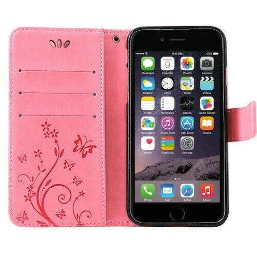 IPHONE Étui Portable pour Téléphone Etui Coque Fleurs Rabattable Livre Housse 12