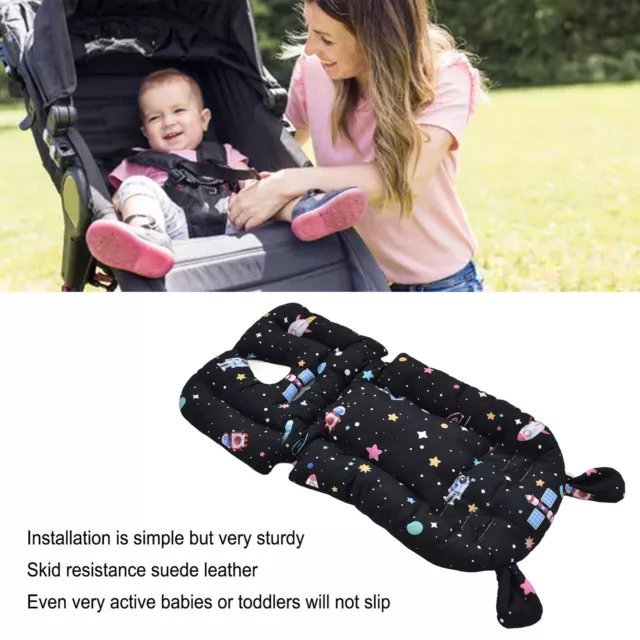 Two Sided Baby Kinderwagen Liner Soft Cute Cartoon Patterns Infant Stroller Pad
