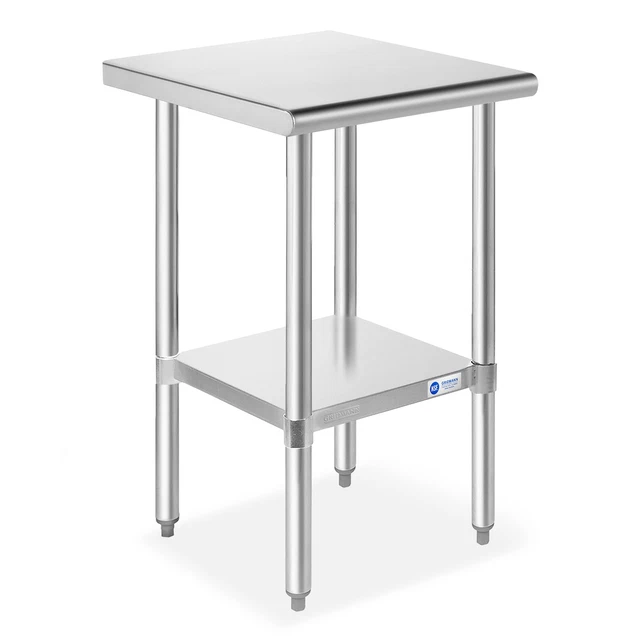 Commercial Stainless Steel Kitchen Food Prep Work Table - 18" x 24"