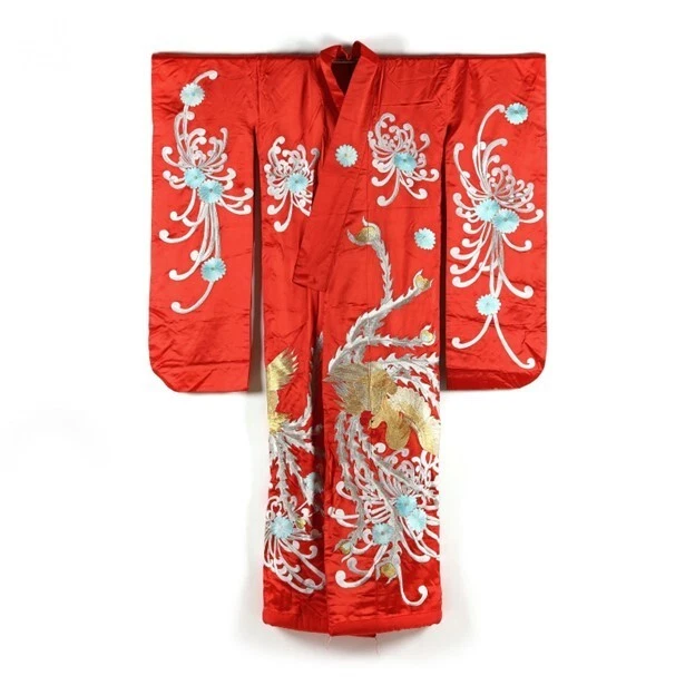 Kimono : Japanese Silk Uchikake Wedding Kimono