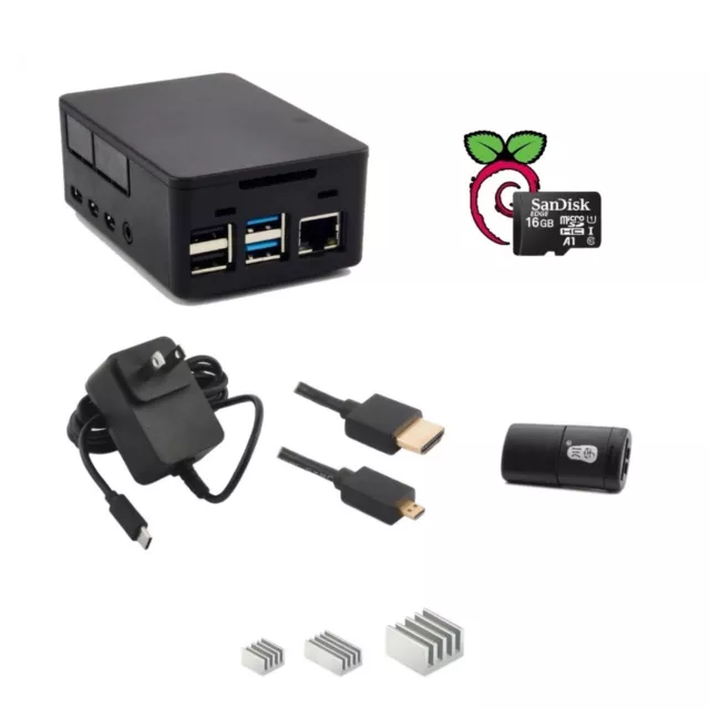 Starter Kit Only - Raspberry Pi 4 Model B Not Included