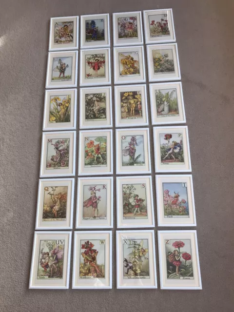 Flower Fairies Framed Alphabet Prints - twenty four in total - now 79.95