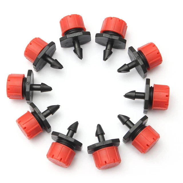 30 PCS IRRIGATION Sprinkler Emitter Adjustable Emitters Stake £5.68 ...