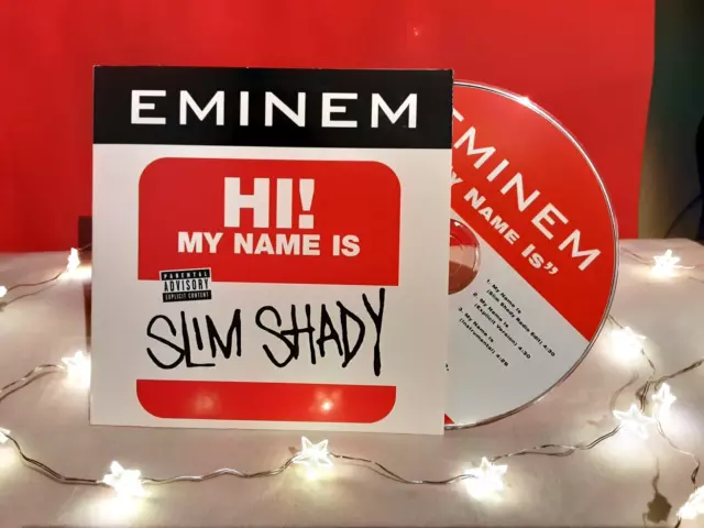 EMINEM-"HI! MY NAME IS SLIM SHADDY"**PROMO CD SINGLE**1999/sehr gut