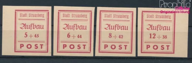 Briefmarken Strausberg (Berlin) 1946 Mi 34B-37B postfrisch (10348244