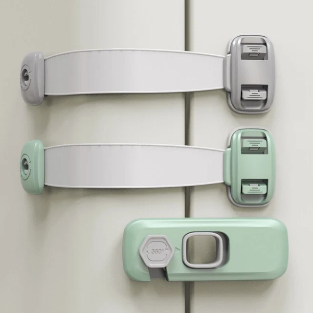 Plastic Baby Safety Lock Strong Fixation Drawer Door Lock Cabinet Lock  Home