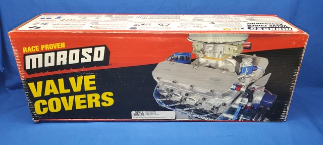Vintage NOS Moroso Chrome Valve Covers Olds 350 400 403 425 455 Day 2 Vintage NOS Moroso Chrome Valve Covers Olds 350 400 403 425 455 Day 2