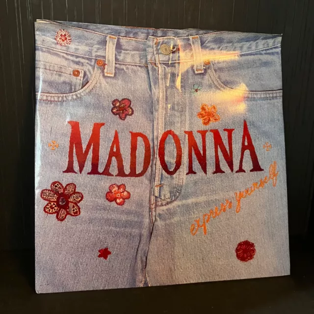 Madonna Express Yourself 7” vinyl record 45 Special Edition Zip Sleeve EX/EX/EX